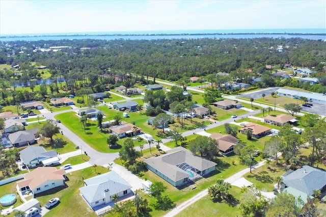 birds eye view of property featuring a residential view