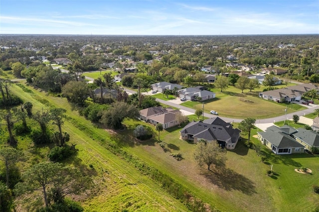 bird's eye view featuring a residential view