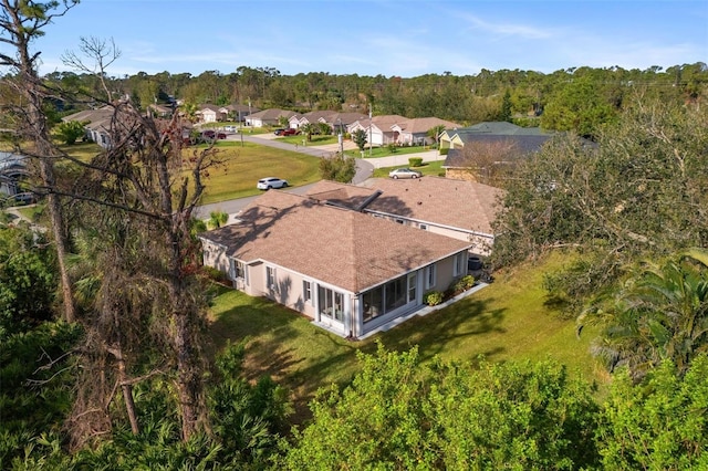 birds eye view of property featuring a residential view