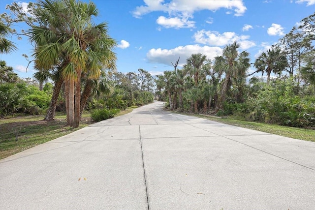 view of road