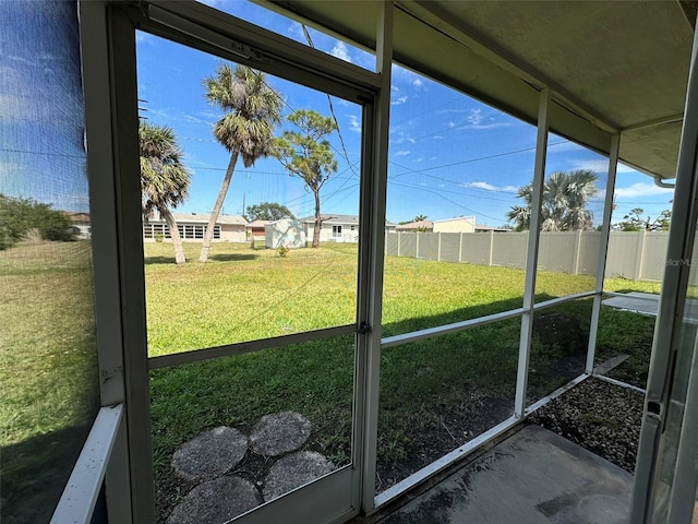 192 Garden Ave NW, Port Charlotte, FL 33952 - view of unfurnished sunroom