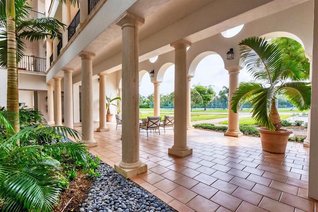 view of patio