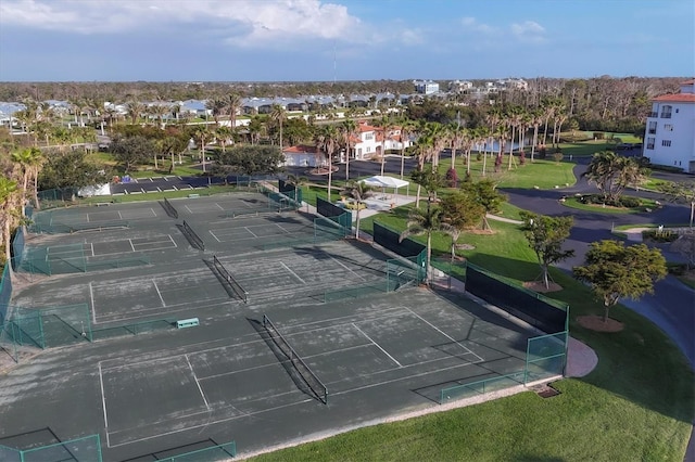 birds eye view of property featuring a residential view