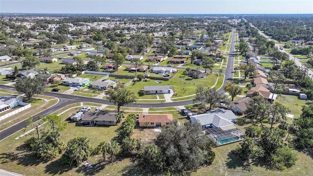 bird's eye view featuring a residential view