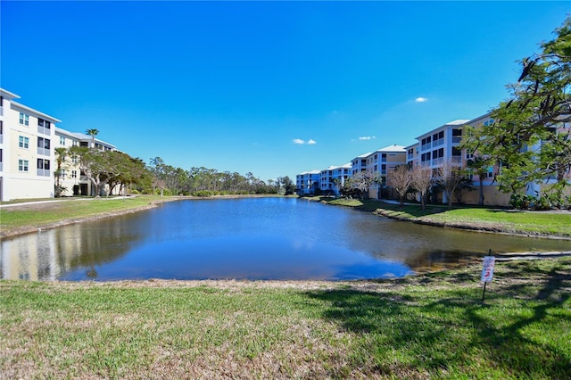 view of water feature