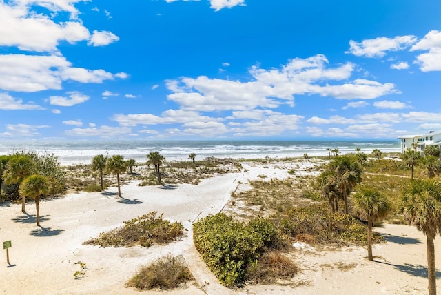 water view with a beach view