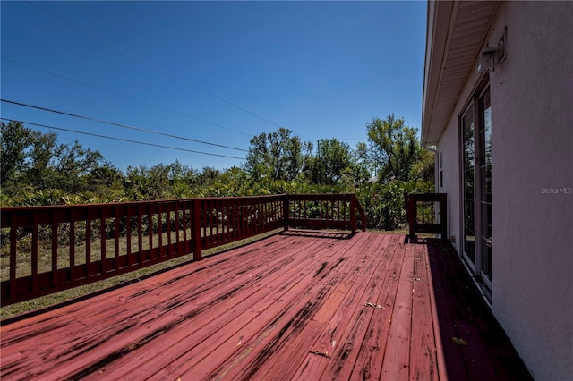 view of deck