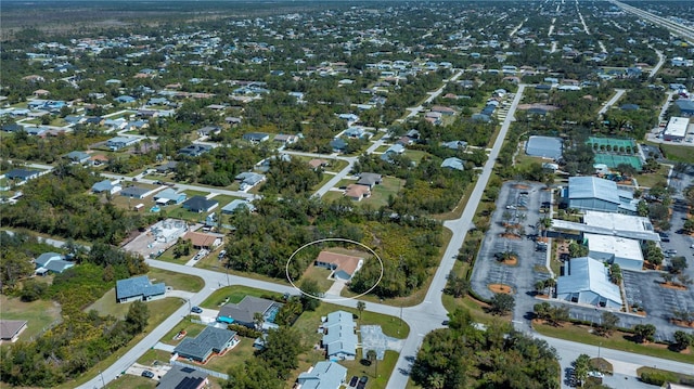 drone / aerial view featuring a residential view