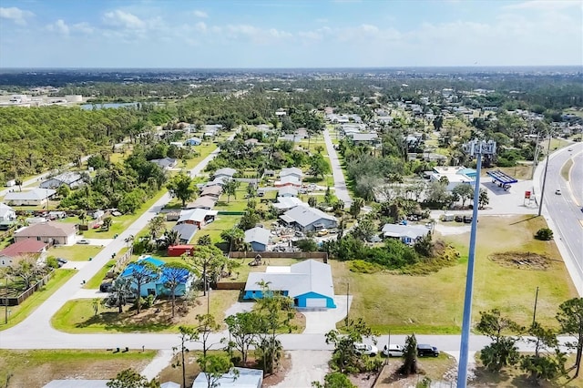 bird's eye view featuring a residential view