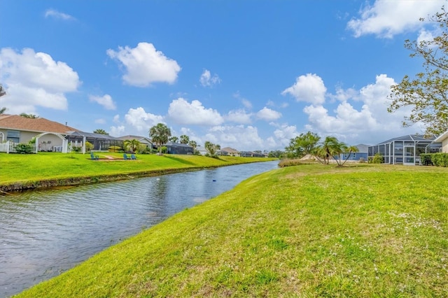 water view with a residential view