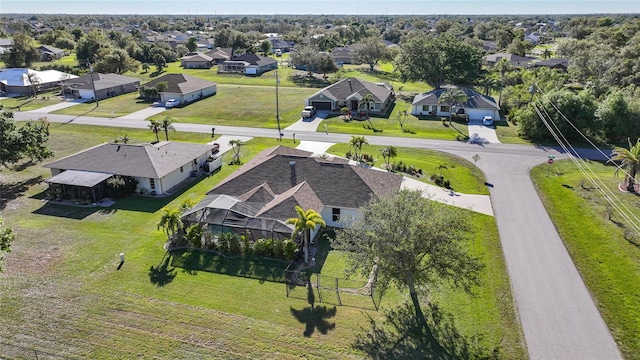 birds eye view of property featuring a residential view