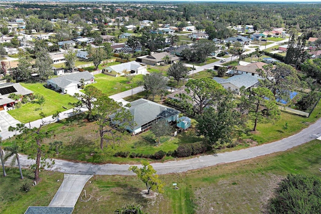 birds eye view of property featuring a residential view