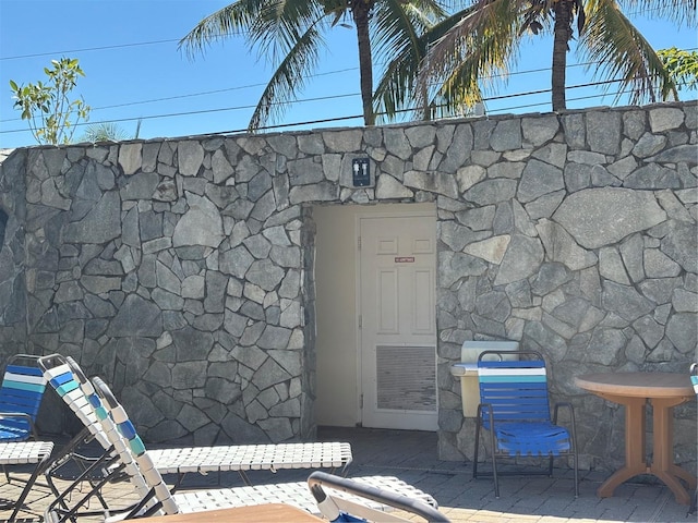 details with stone siding