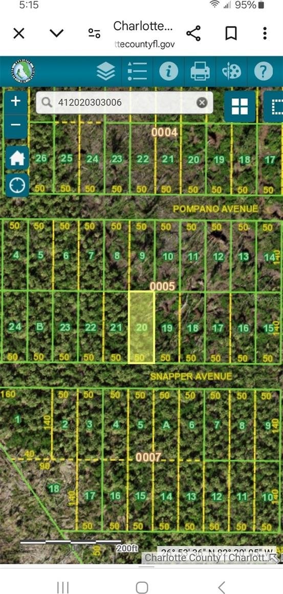 Snapper Lot 20, Placida FL, 33946 land for sale