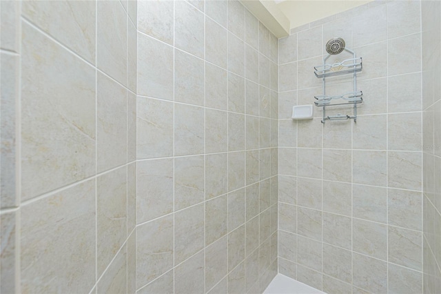 full bath with a tile shower