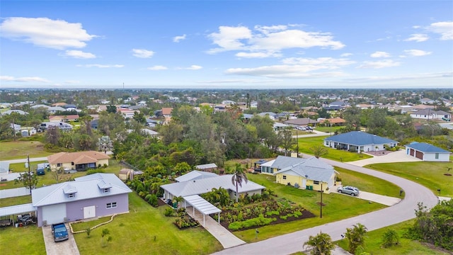 birds eye view of property featuring a residential view