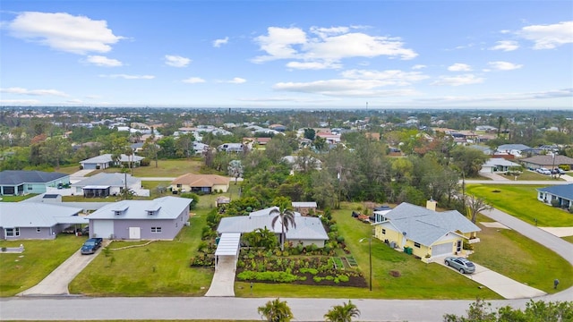 drone / aerial view featuring a residential view