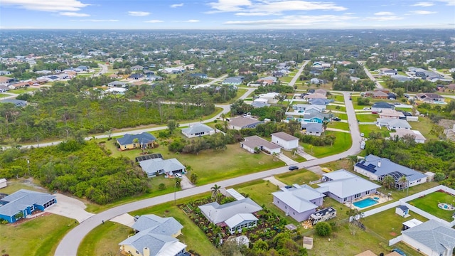 birds eye view of property featuring a residential view