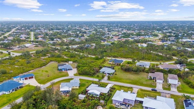 bird's eye view featuring a residential view