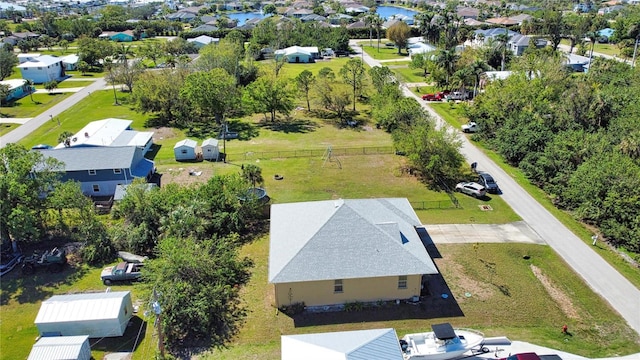 bird's eye view featuring a residential view