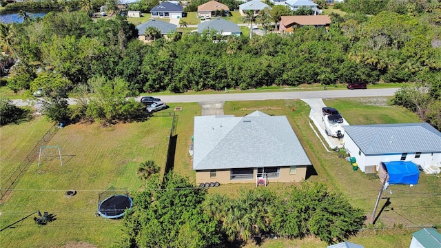 bird's eye view featuring a residential view