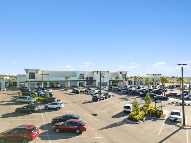 view of uncovered parking lot