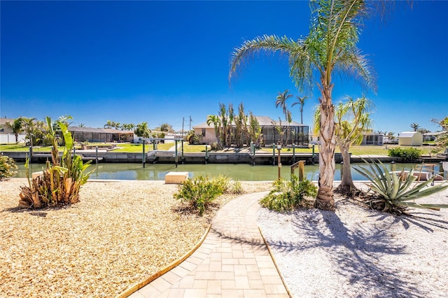 water view featuring a residential view