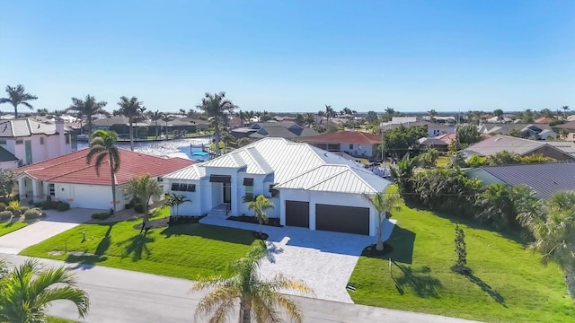 birds eye view of property featuring a residential view