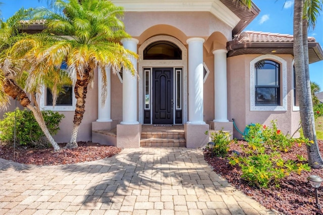 14810 Ingraham Blvd, Port Charlotte, FL 33981 - entrance to property with stucco siding