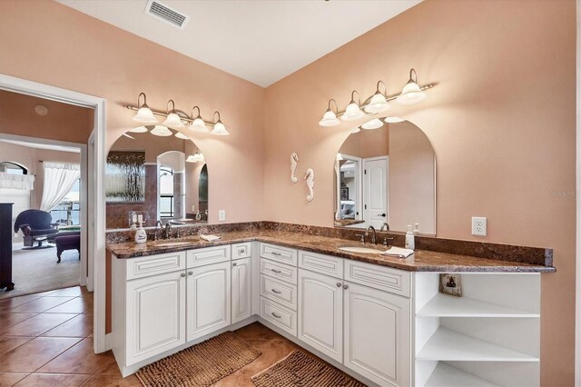 14810 Ingraham Blvd, Port Charlotte, FL 33981 - full bath featuring tile patterned floors and double vanity