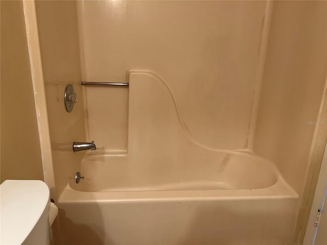 full bathroom with toilet