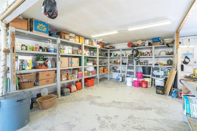 view of storage
