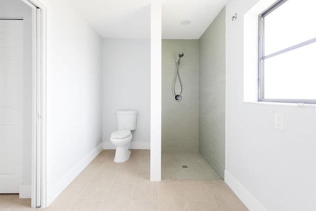 5266 Cooper Ter, Port Charlotte, FL 33981 - full bathroom with tiled shower and tile patterned floors
