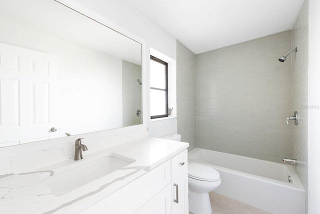 5266 Cooper Ter, Port Charlotte, FL 33981 - full bath with vanity, shower / washtub combination, and tile patterned floors
