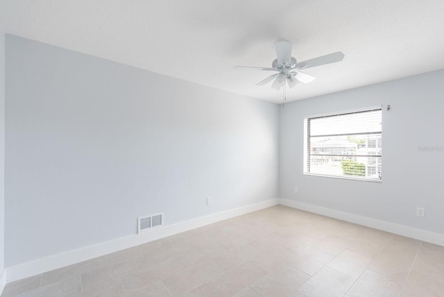 5266 Cooper Ter, Port Charlotte, FL 33981 - unfurnished room with ceiling fan and baseboards