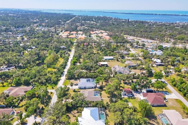 850 Van Gogh Rd, Englewood, FL 34223 - bird's eye view featuring a residential view and a water view