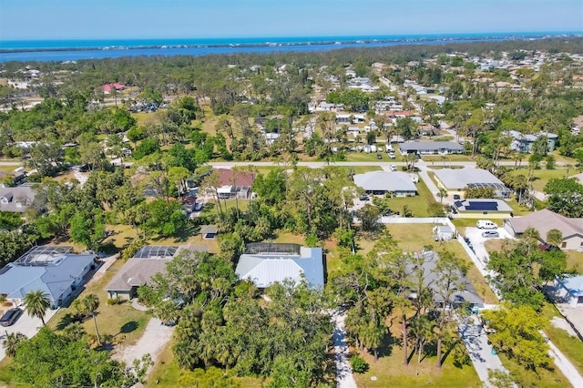 850 Van Gogh Rd, Englewood, FL 34223 - birds eye view of property with a residential view and a water view