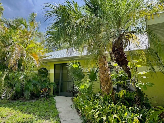 850 Van Gogh Rd, Englewood, FL 34223 - doorway to property featuring stucco siding