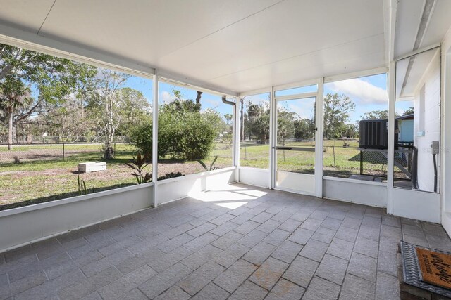 1493 Kathleen Pl, Englewood, FL 34223 - view of unfurnished sunroom