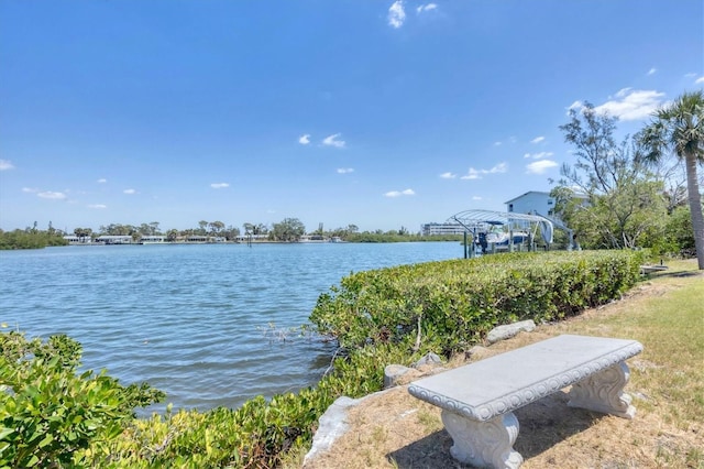 property view of water