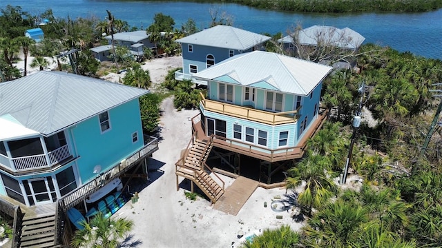 8152 Little Gasparilla Is, Placida, FL 33946 - birds eye view of property featuring a water view