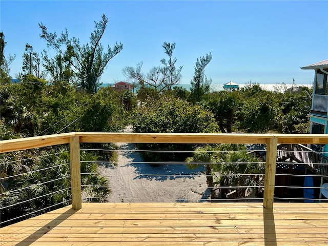 8152 Little Gasparilla Is, Placida, FL 33946 - view of wooden terrace