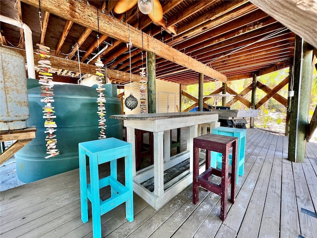 8152 Little Gasparilla Is, Placida, FL 33946 - wooden terrace featuring heating fuel