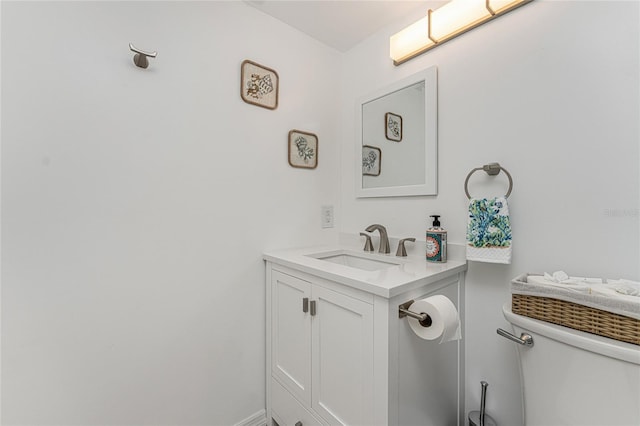 1551 Beach Rd Unit 412, Englewood, FL 34223 - half bathroom with vanity and toilet