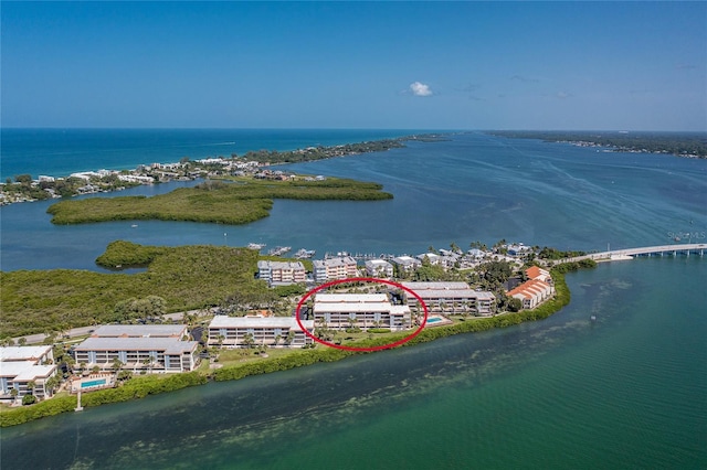 1551 Beach Rd Unit 412, Englewood, FL 34223 - bird's eye view of a large body of water