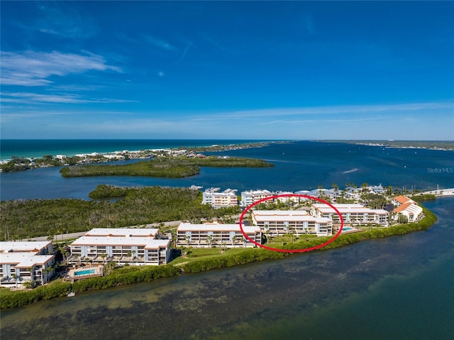 1551 Beach Rd Unit 412, Englewood, FL 34223 - aerial view of a large body of water