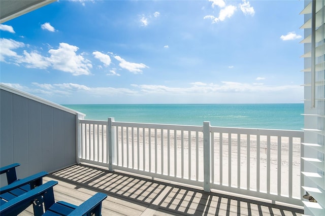 301 S Gulf Blvd Unit 419, Placida, FL 33946 - balcony with a beach view and a water view