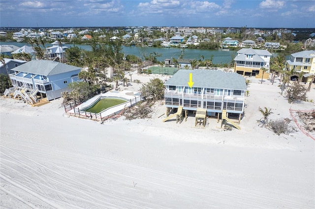 301 S Gulf Blvd Unit 419, Placida, FL 33946 - drone / aerial view with a residential view and a water view