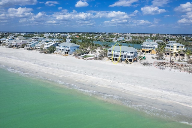 301 S Gulf Blvd Unit 419, Placida, FL 33946 - birds eye view of property featuring a water view, a view of the beach, and a residential view