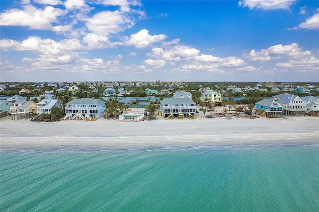 301 S Gulf Blvd Unit 419, Placida, FL 33946 - bird's eye view featuring a view of the beach, a residential view, and a water view